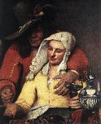 The Procuress (detail) wer VERMEER VAN DELFT, Jan